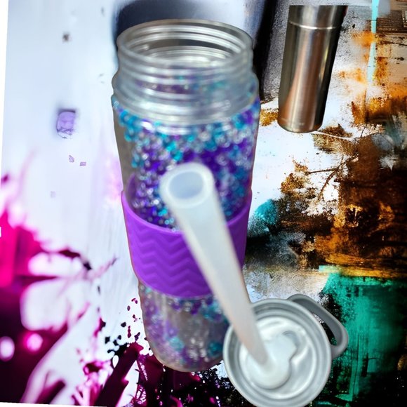 SubZero BPA Free Leak Proof Double Wall Flip Top 19oz gel Triton Water Bottle - Picture 3 of 12